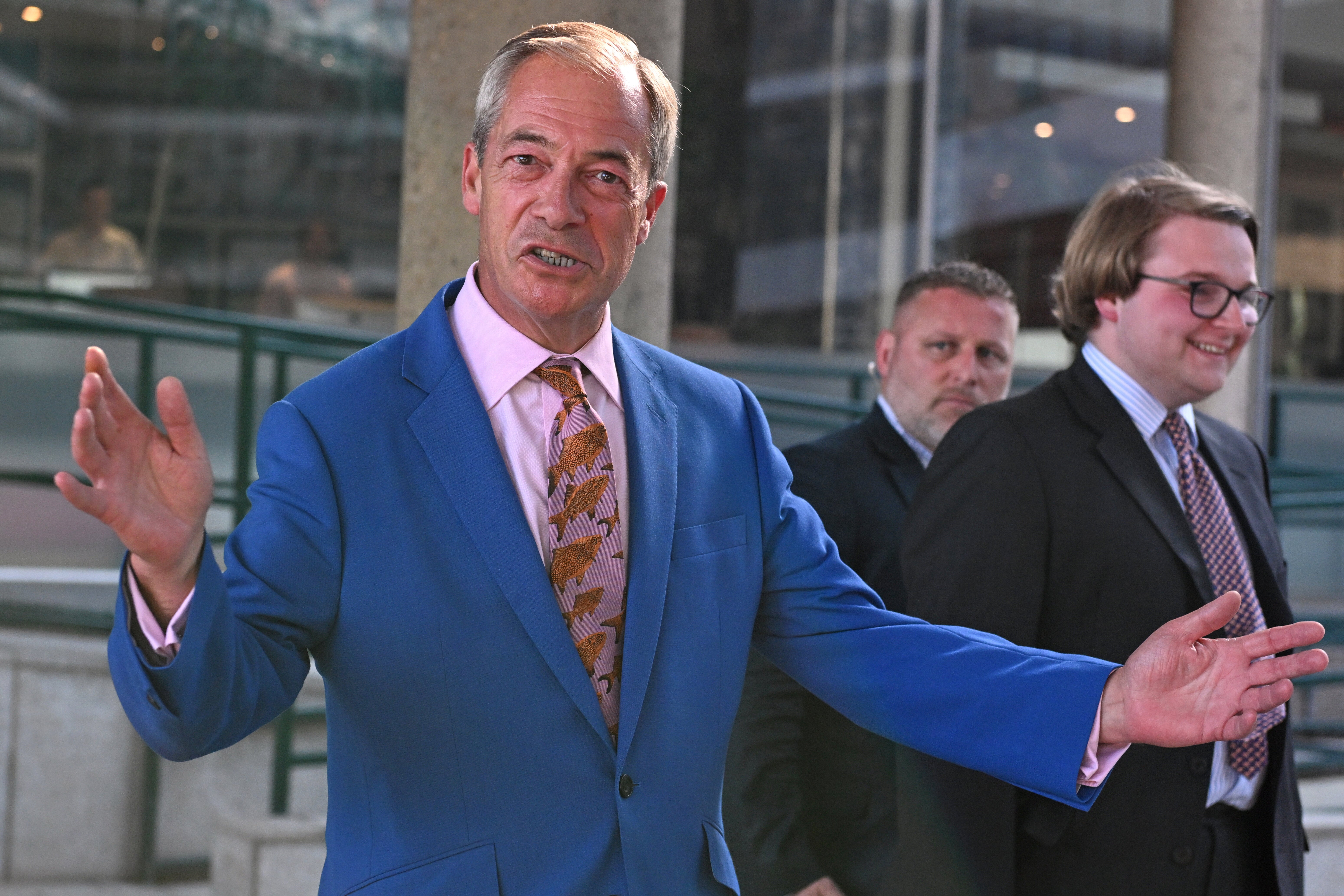 Nigel Farage Says He Is Being Treated Like 'A War Criminal' By The Media