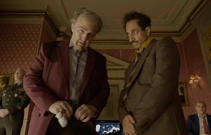 Tom Cruise and Riz Ahmed in Digger