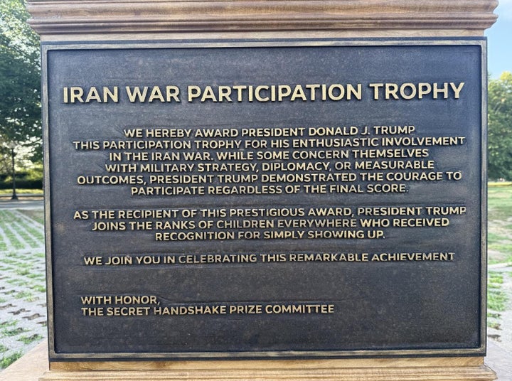 Congratulations to President Donald Trump for his latest participation trophy!