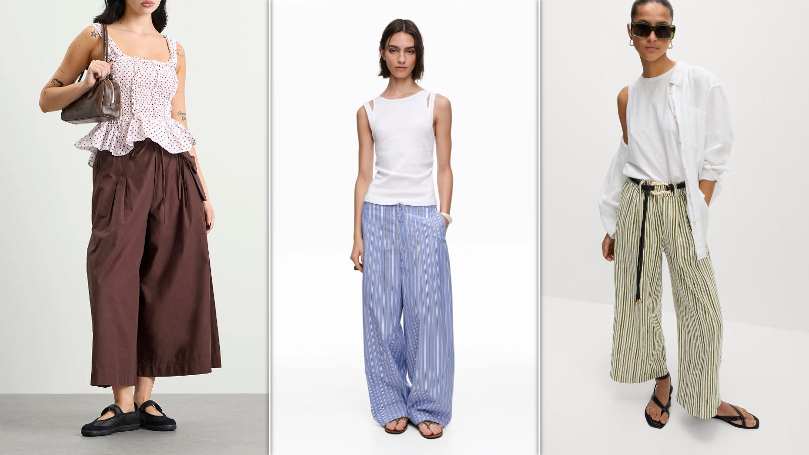 Not A Skirt Person? These Are The 13 Best Wide-Legged And Cropped Trousers For Summer
