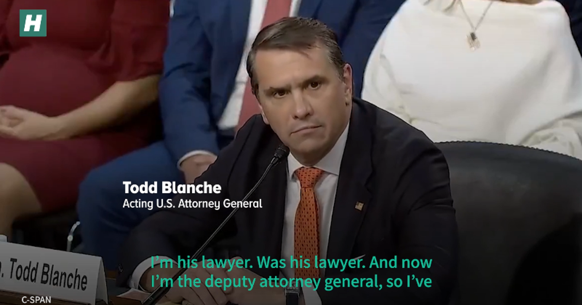 Todd Blanche’s Slip Of The Tongue