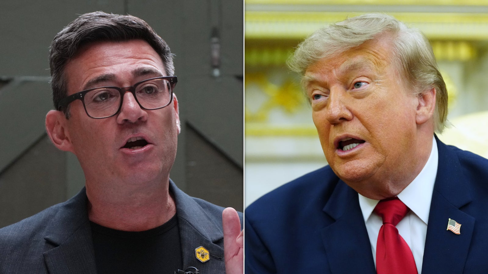 Andy Burnham Promises To Be 'Very Upfront' With Trump After President's Dig