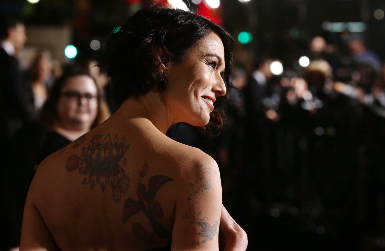 Lena Headey – pictured here in 2014 – has opened up about the origins of some of her tattoos
