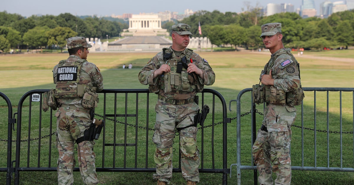 National Guard Troops In DC Aren't Going Anywhere