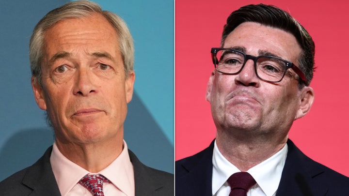 Nigel Farage and Andy Burnham