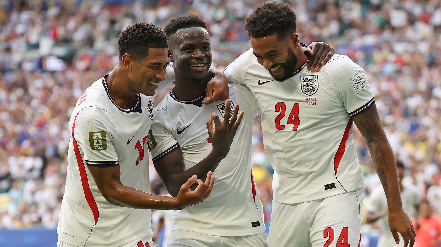 Saka's Hat Trick Lifts England Past Mbappé And France 6-4 In Wild