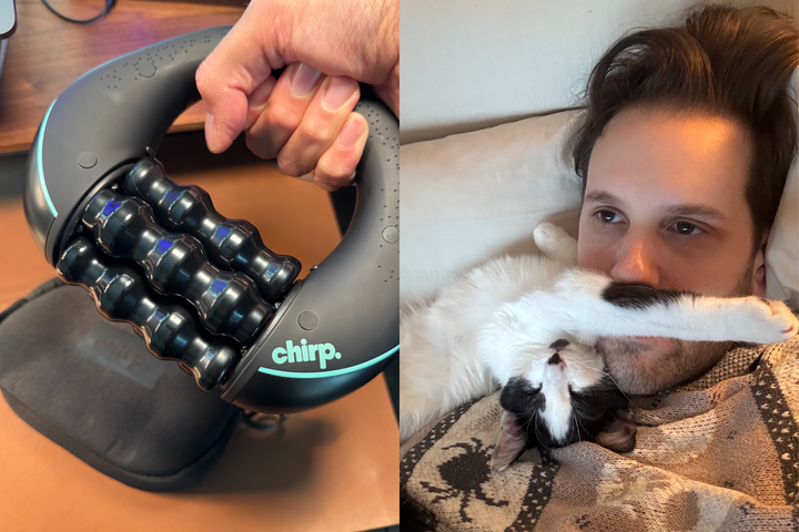 Waking up with a kitten on your shoulder night after night can leave you with some pretty stubborn muscle knots.