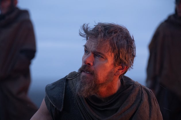 Matt Damon on the set of The Odyssey