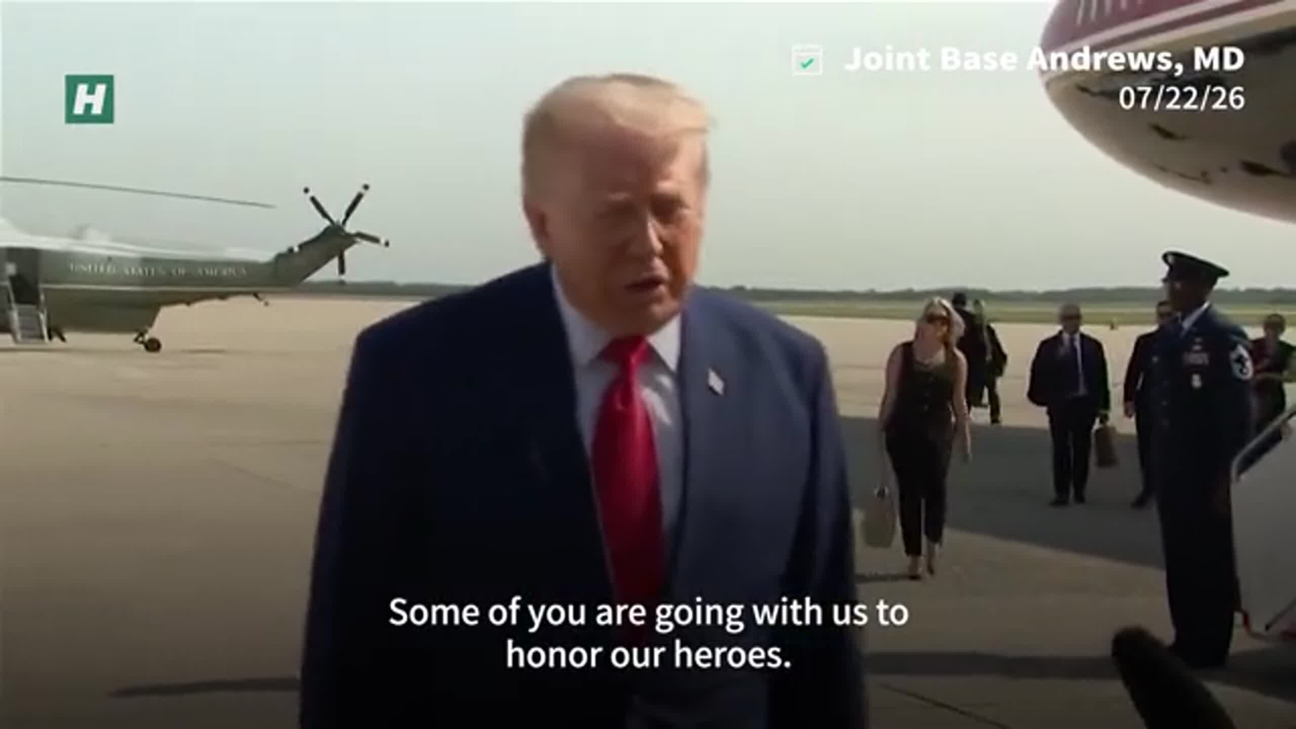 Trump Speaks For Fallen Soldiers