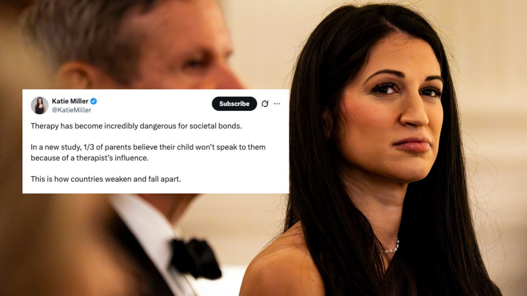Katie Miller Just Slammed Therapy In A Bizarre Roman Empire-Related Post