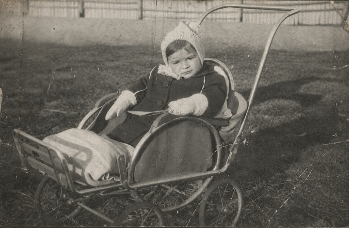 "This photo of my mother was confiscated in Radom prison, returned and then smuggled through four concentration camps," the author writes. "It was taken in late 1943 before my grandparents were arrested."