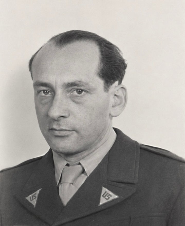 A photo of the author's grandfather when he was working with the U.S. Army at Dachau in 1946.