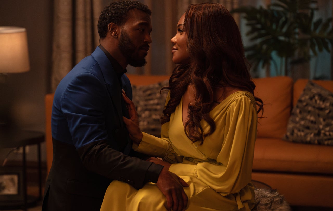 Luke James and L’lerrét Jazelle’s characters, Trig and Fatima, depicted the complexities of a romance between a straight-identifying man and a trans woman on “The Chi.”