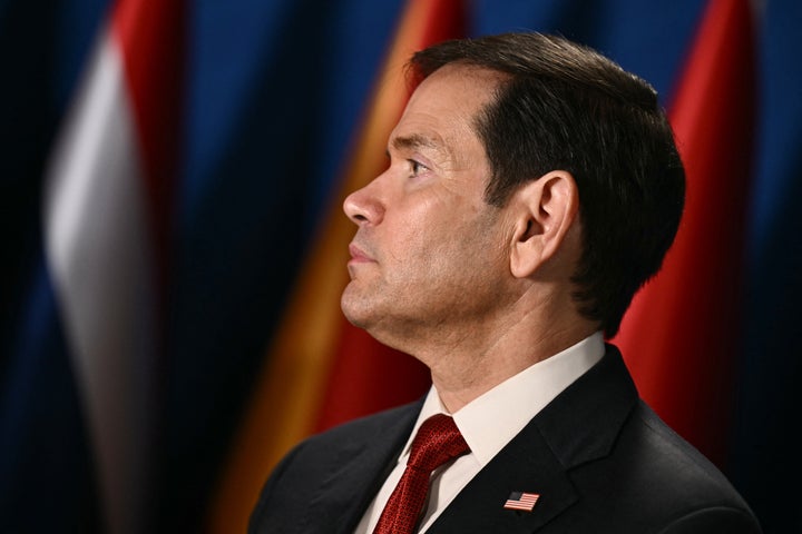 U.S. Secretary of State Marco Rubio speaks to the press during the Association of Southeast Asian Nations (ASEAN) Foreign Ministers Meeting in Pasay, Metro Manila on July 23, 2026. (Photo: Brendan SMIALOWSKI / POOL / AFP via Getty Images)