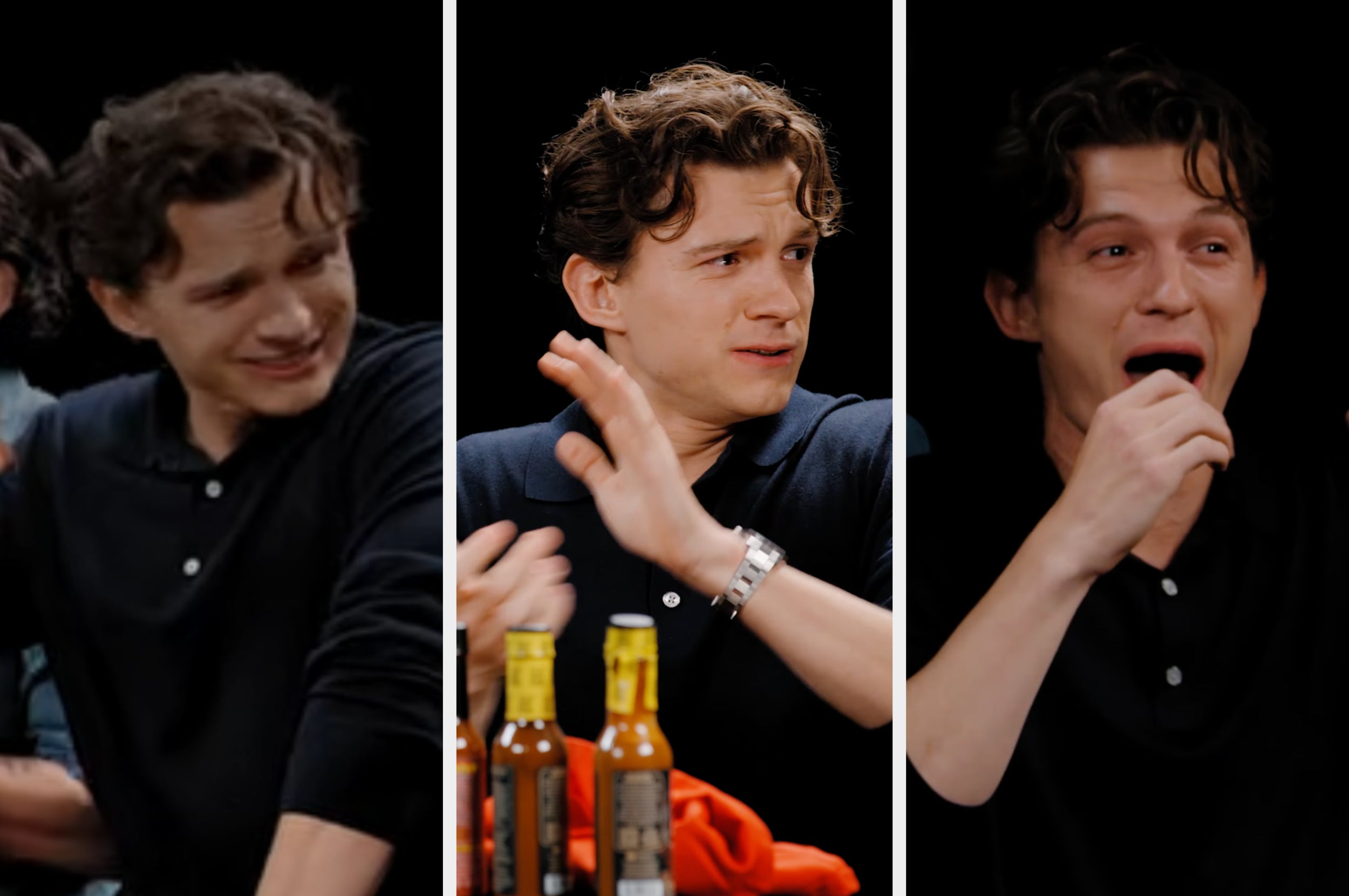 Tom Holland Just Made Unenviable History As The First Star To Throw Up On Hot Ones