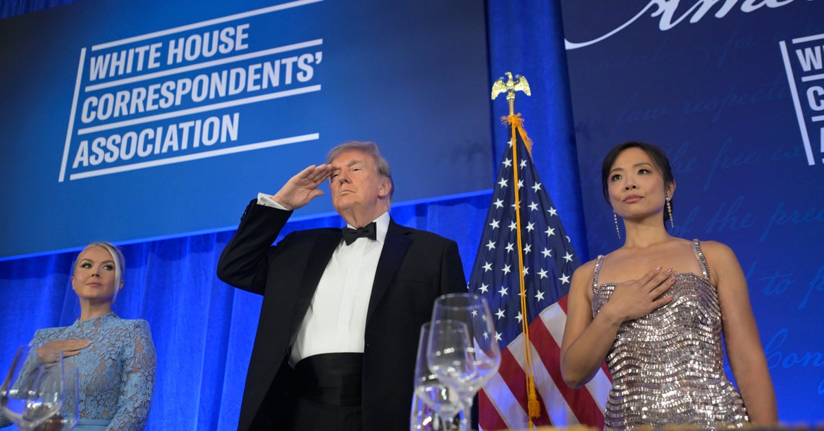 'The Show Must Go On,' Trump Says In Rambling Speech At Rescheduled Correspondents' Dinner