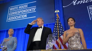 Trump Rambling Speech At Rescheduled Correspondents’ Dinner