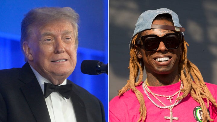 Lil Wayne, right, apparently didn’t think much of performing on the lawn for the vice president and seems to approve of Donald Trump’s ballroom plans.
