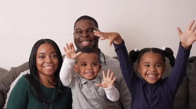 The author’s daughter, son-in-law and grandchildren (2023).