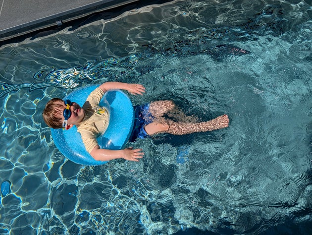 The kids loved the huge selection of pools.