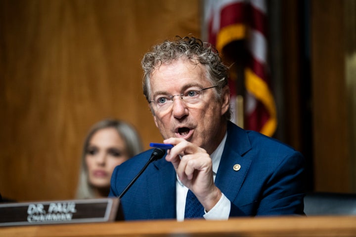 Sen. Rand Paul (R-Ky.) during the hearing Wednesday.