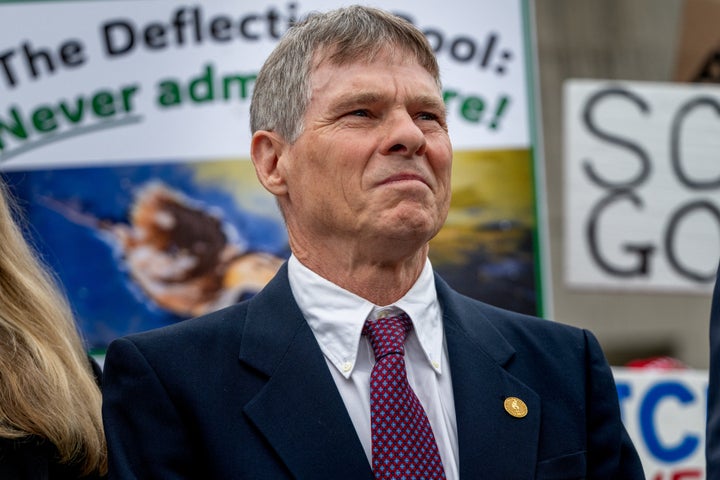 Former Olympian David Hearn outside DC Superior Court in Washington, DC, US, on Thursday, July 9, 2026. Photographer: Daniel Heuer/Bloomberg via Getty Images