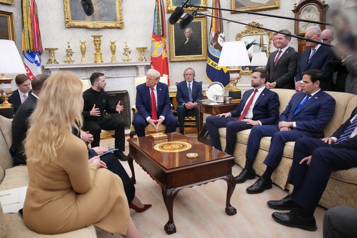 The tense Oval Office meeting that spawned the meme.