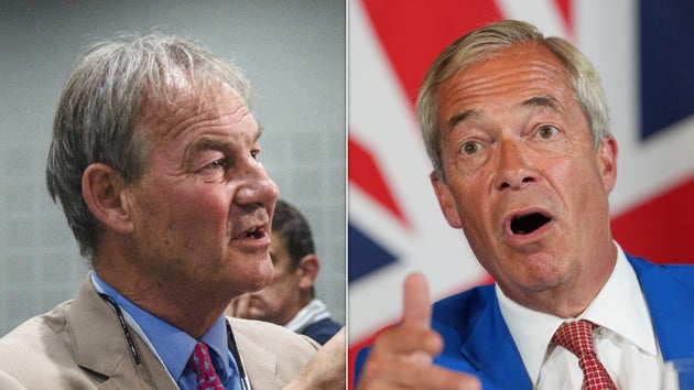 Rupert Lowe and Nigel Farage