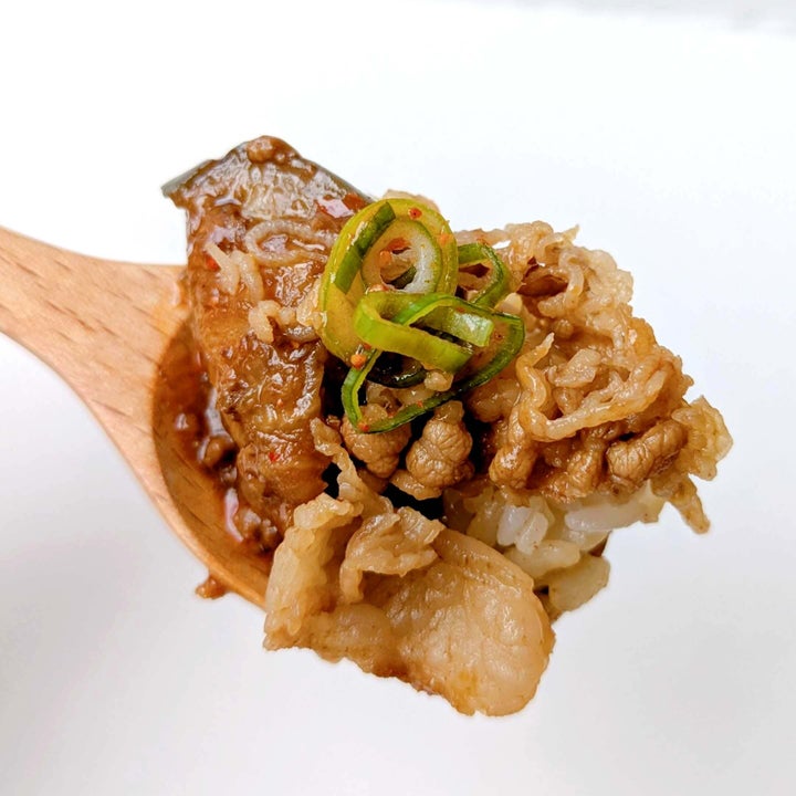 すき家「シビ辛麻婆茄子牛丼」