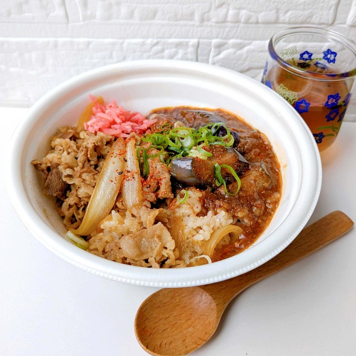 すき家「シビ辛麻婆茄子牛丼」