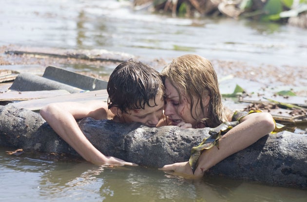 Tom Holland and Naomi Watts in The Impossible