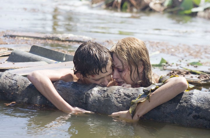 Tom Holland and Naomi Watts in The Impossible