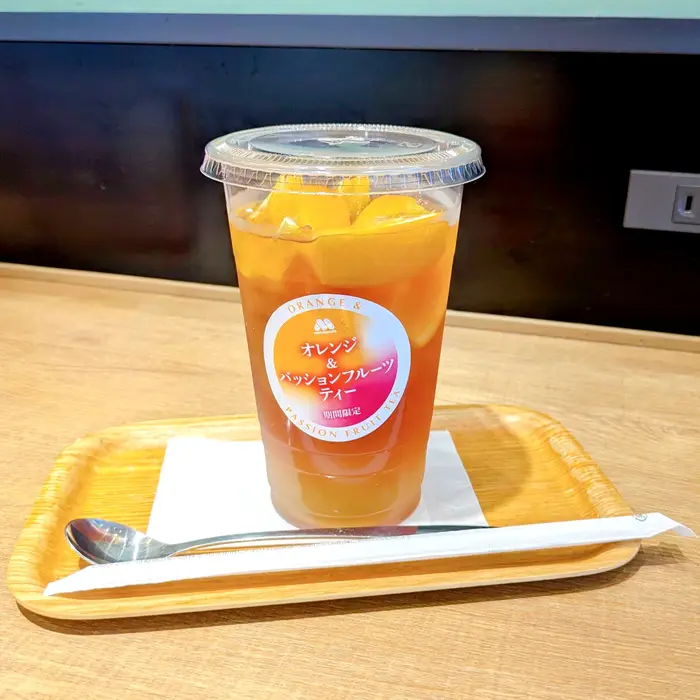 モスバーガー「オレンジ&パッションフルーツティー」