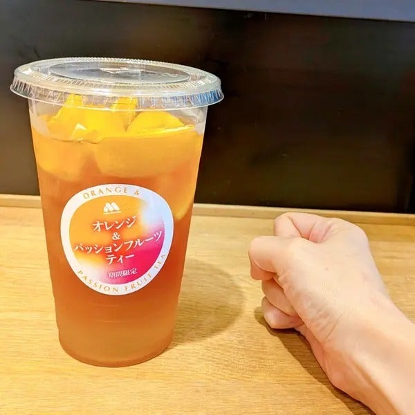 モスバーガー「オレンジ&パッションフルーツティー」