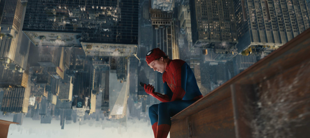 Tom Holland on the set of Spider-Man: Brand New Day