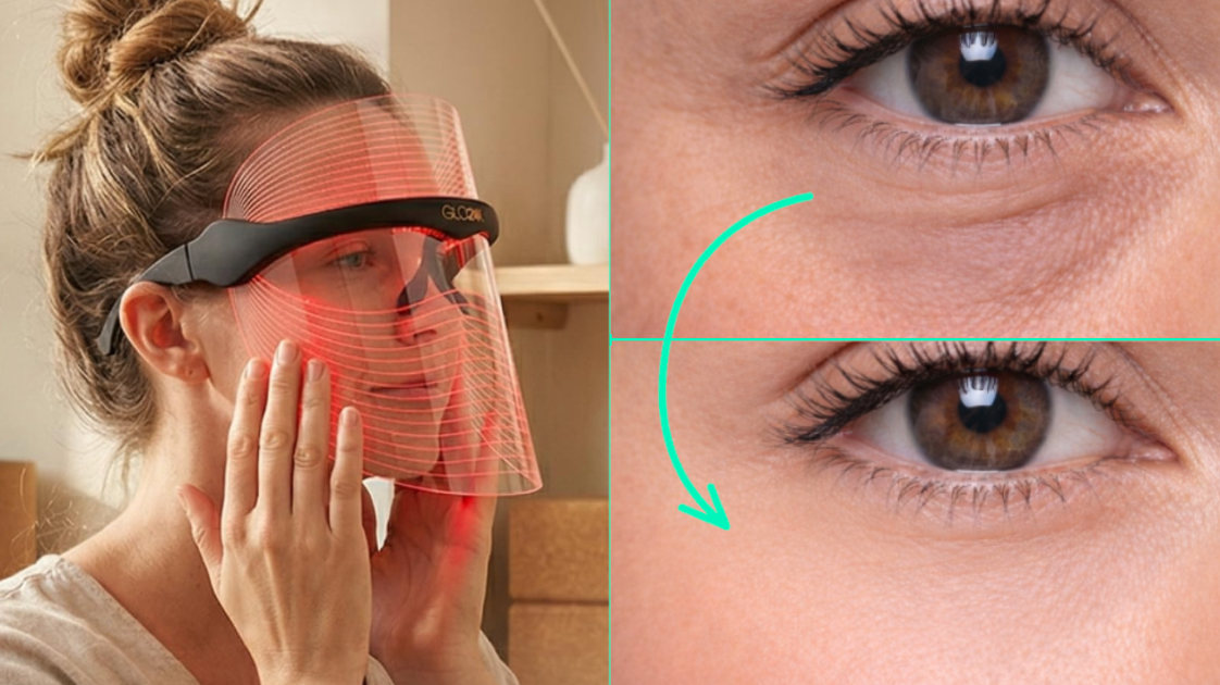 This Wearable Red Light Mask Feels Like 'A Luxury Spa Treatment At Home'