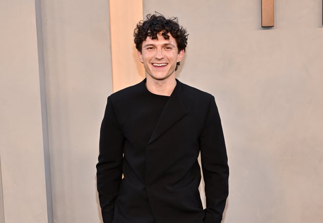 Tom Holland at the premiere of The Odyssey in New York last month