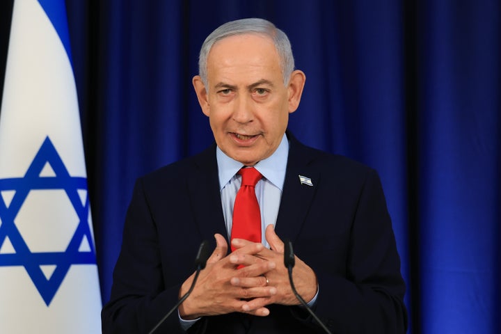 Israeli Prime Minister Benjamin Netanyahu speaks during a press conference in Jerusalem, Thursday, March 19, 2026. (Ronen Zvulun, Pool Photo via AP)