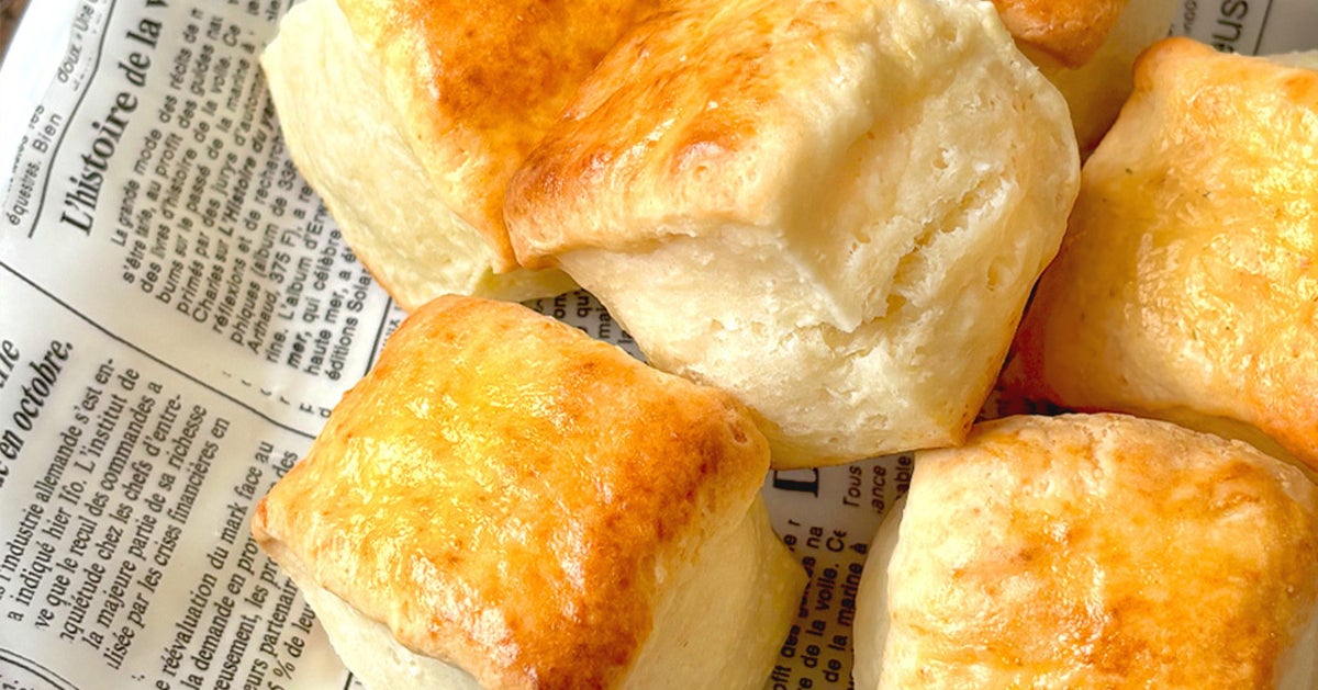【ホットケーキミックス、これだけ足して】バター超えた。濃厚サクふわスコーン