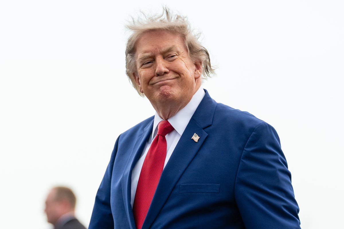 President Trump Spends The Weekend At His Bedminster, NJ Golf Club