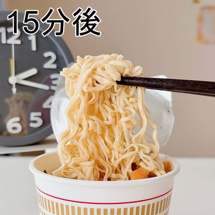 水でもカップ麺が作れるライフハック