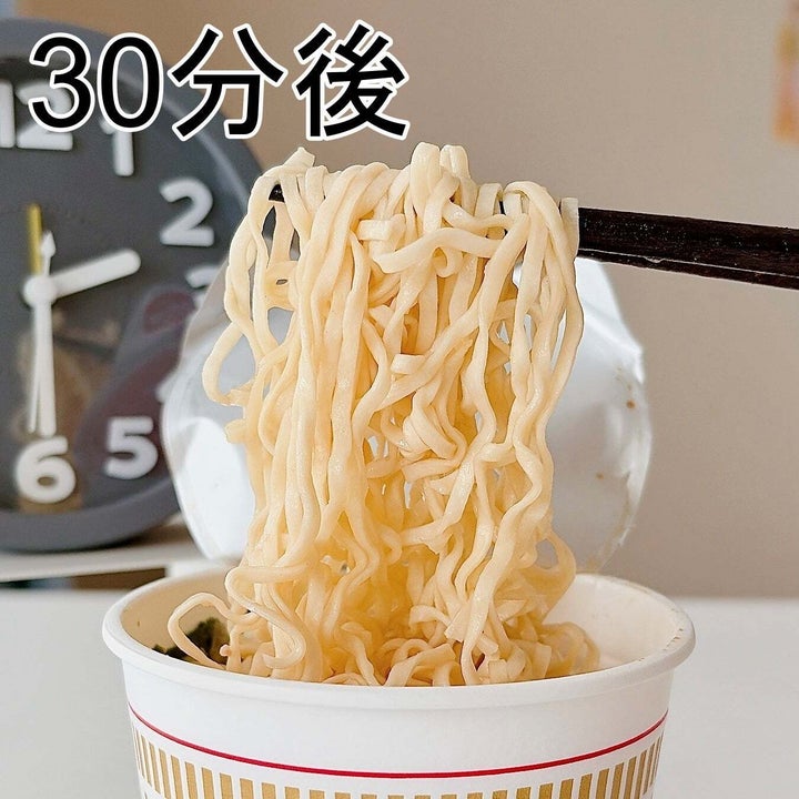 水でもカップ麺が作れるライフハック