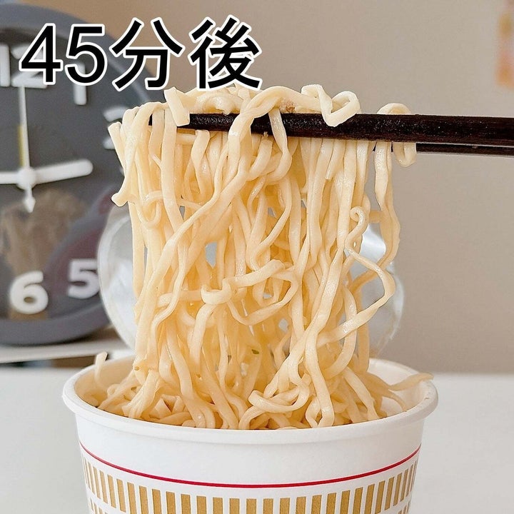 水でもカップ麺が作れるライフハック
