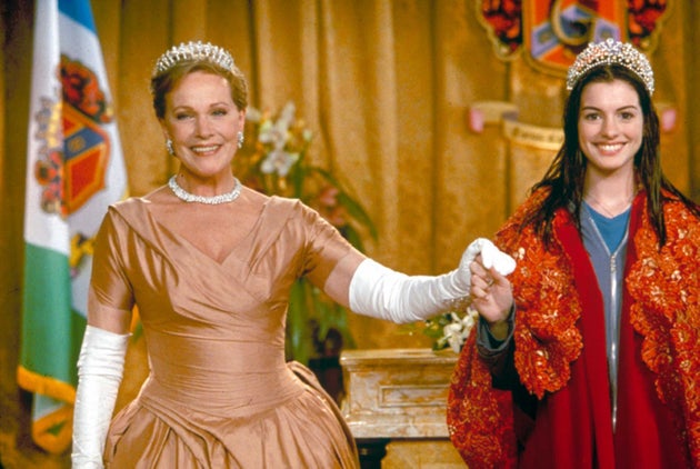 Julie Andrews and Anne Hathaway in The Princess Diaries