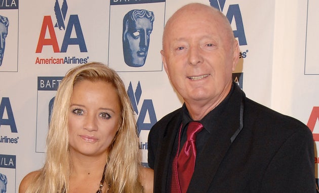 Lucy Davis and her dad, actor Jasper Carrott, at a Bafta event in 2009