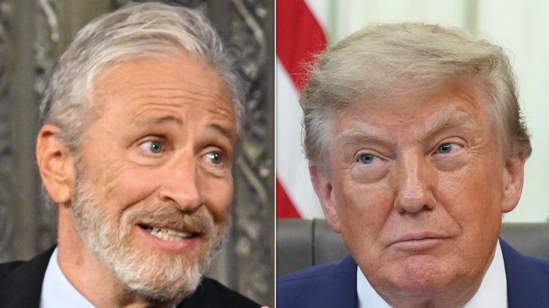Jon Stewart Has 1 Wild Question About Trump's Big Plane Switcheroo