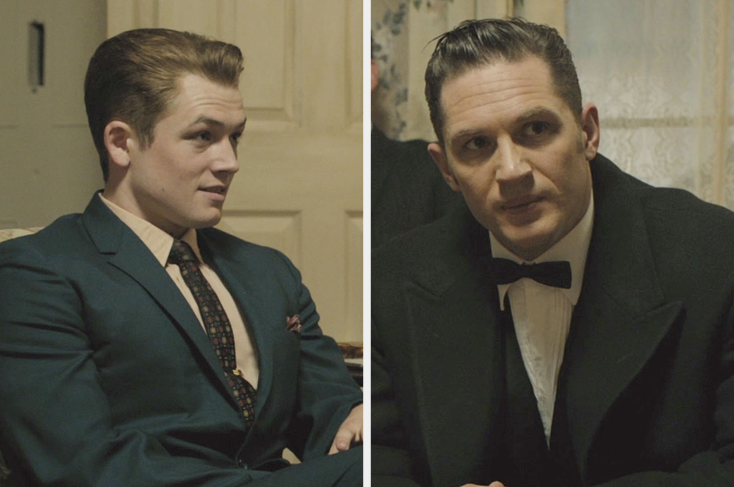 Taron Egerton Opens Up About Unscripted Tom Hardy 'Snog' While Making Film Together