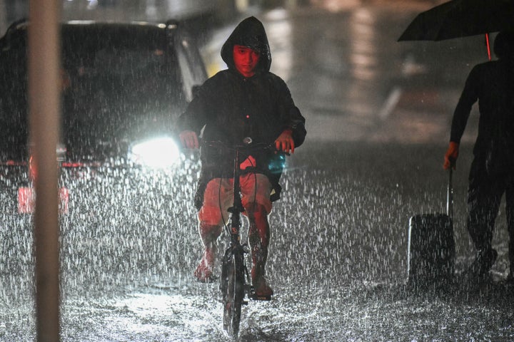 千葉で大雨(2026年8月13日撮影)