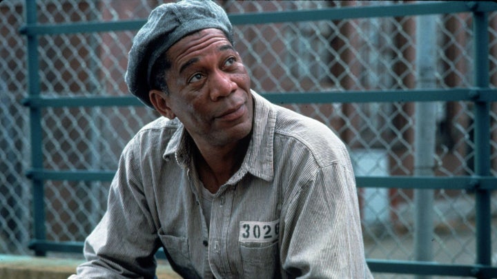 Morgan Freeman in The Shawshank Redemption