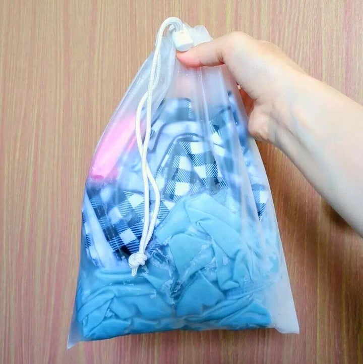 無印良品「TPU巾着」